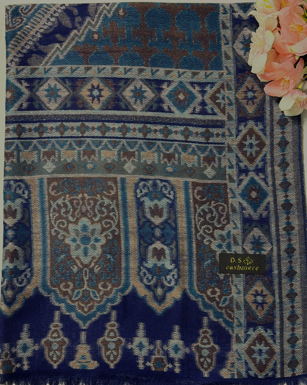 Pure Wool Pashmina Shawl Design 1