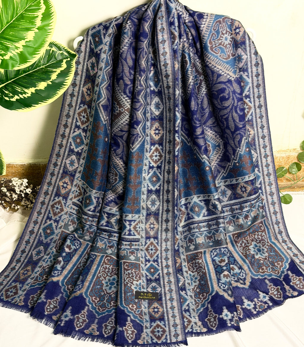 Pure Wool Pashmina Shawl Design 1